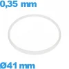 Joint verre montre 41 X 0,35 mm    pas cher