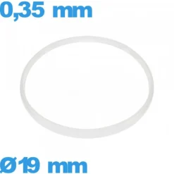 Joint verre pour horlogerie  pas cher blanc  19 X 0,35 mm