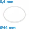 Joint verre pour horlogerie     44 X 0,4 mm