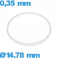Joint verre pour montre  14,78 X 0,35 mm  Hytrel