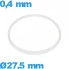 Joint   27,5 X 0,4 mm blanc de marque Sternkreuz pour montre pas cher