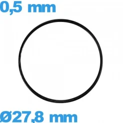 Joint  27,8 X 0,5 mm de montre NBR plat