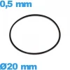 Joint  20 X 0,5 mm d'horlogerie NBR O-ring