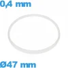 Joint   47 X 0,4 mm  d'horlogerie pas cher