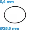 Joint  25,5 X 0,4 mm horlogerie nitrile O-ring