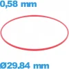 Joint  29,84 X 0,58 mm montre  cylindrique  pas cher