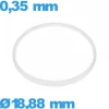 Joint  18,88 X 0,35 mm montre de marque ISO Swiss