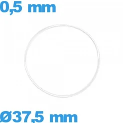 Joint  37,5 X 0,5 mm montre torique silicone