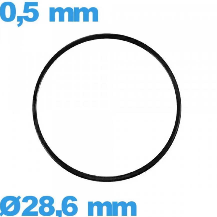 Joint 28,6 X 0,5 mm plat d'horlogerie