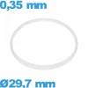 Joint   29,7 X 0,35 mm  pour horlogerie