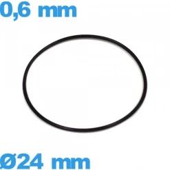 Joint  24 X 0,6 mm pour horlogerie nitrile O-ring