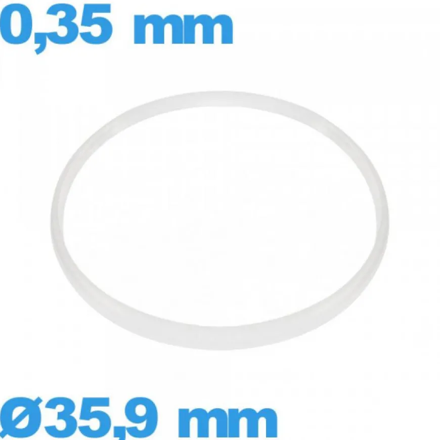 Joint 35,9 X 0,35 mm pour montre Hytrel