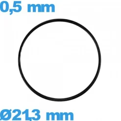 Joint  21,3 X 0,5 mm pour montre nitrile plat