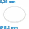 Joint  18,3 X 0,35 mm verre montre    pas cher