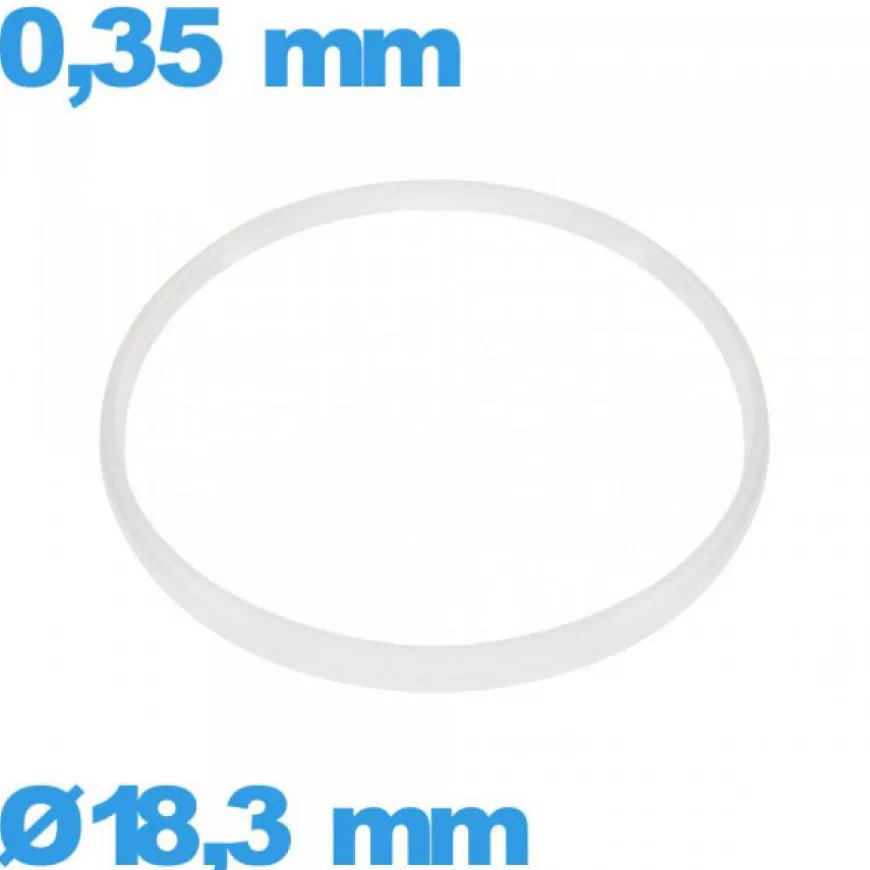 Joint 18,3 X 0,35 mm verre montre pas cher
