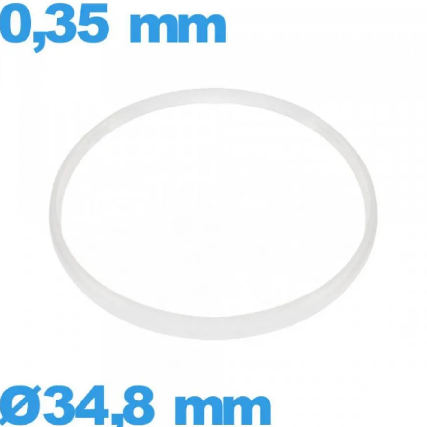 Joint 34,8 X 0,35 mm verre pour montre