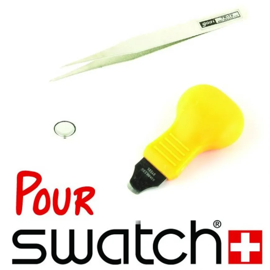 Kit Changer Pile de Montre Swatch Irony Skin Ice Pile au choix
