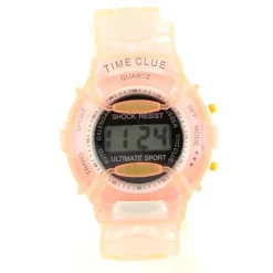 LCD Chrono antichoc montre pas chère enfant femme