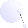 Lentille pour Verre de Montre - diam 5,5 mm