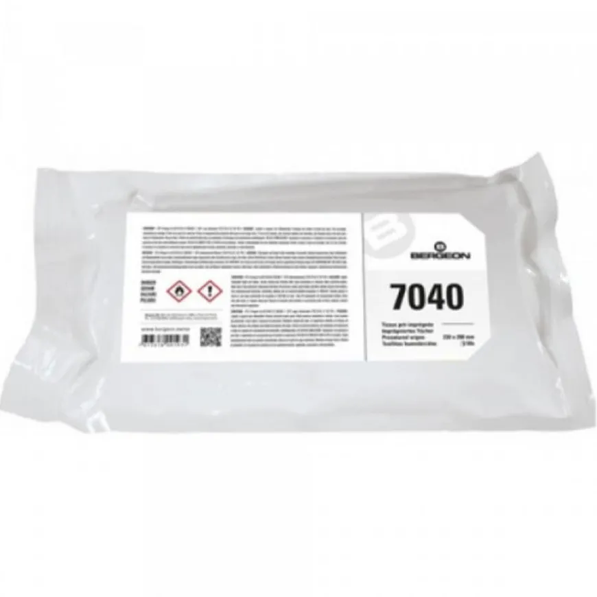 Lingettes Nettoyantes - Isopropyl Bergeon 7040 - Paquet de 50