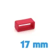 Loop de bracelet Silicone 17 mm  - Corail