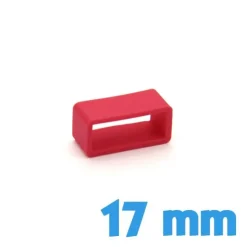 Loop de bracelet Silicone 17 mm  - Corail