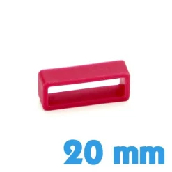 Loop de bracelet Silicone 20 mm - Rouge foncé