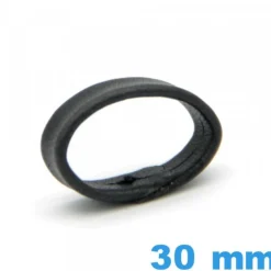 Loop pour bracelet Cuir véritable Vrai cuir Noir 30 mm