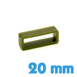 Loop pour montre Silicone Vert 20 mm