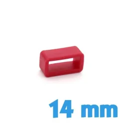Loop Silicone Rouge foncé 14 mm de bracelet