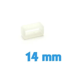 Loop Silicone Transparent 14 mm pour bracelet pas cher