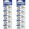Lot de 10 Batteries pour montre  lithium 3 V CR2025