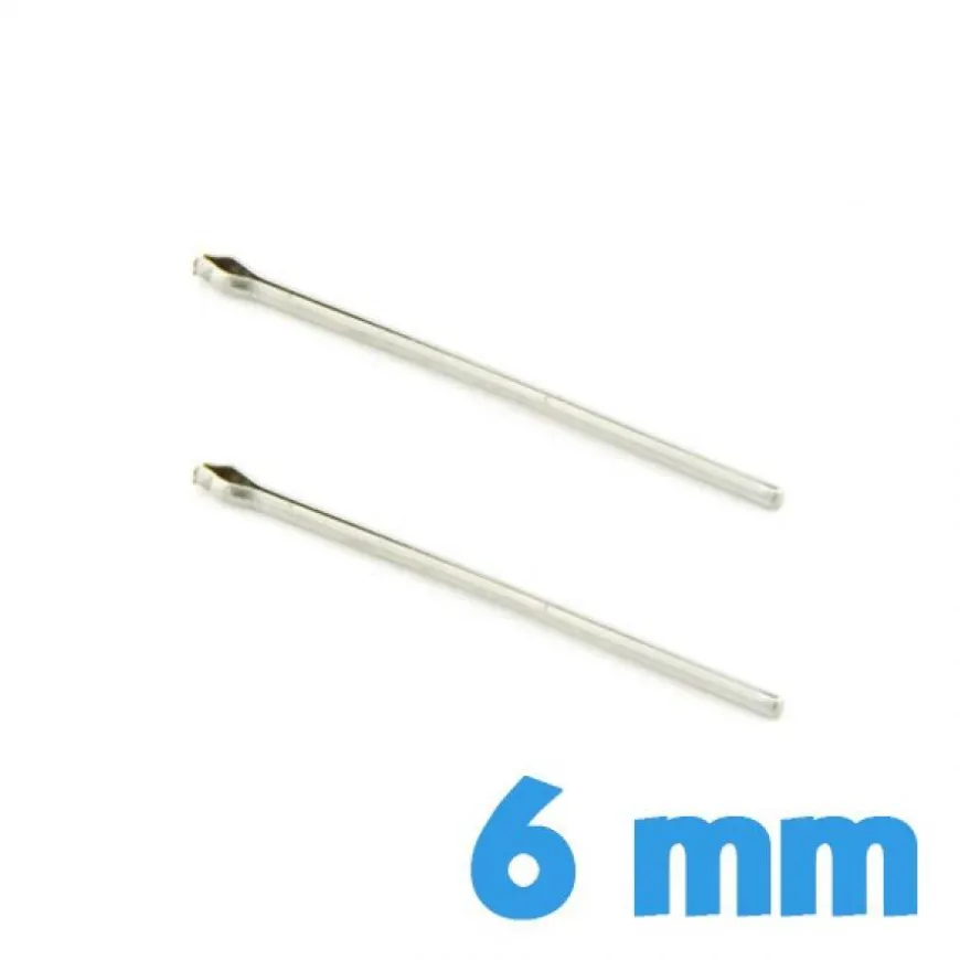 Lot de goupille pour bracelet métal pas chère 6 mm