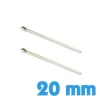 Lot de 2 goupilles 2 cm pas cher pour montre metal
