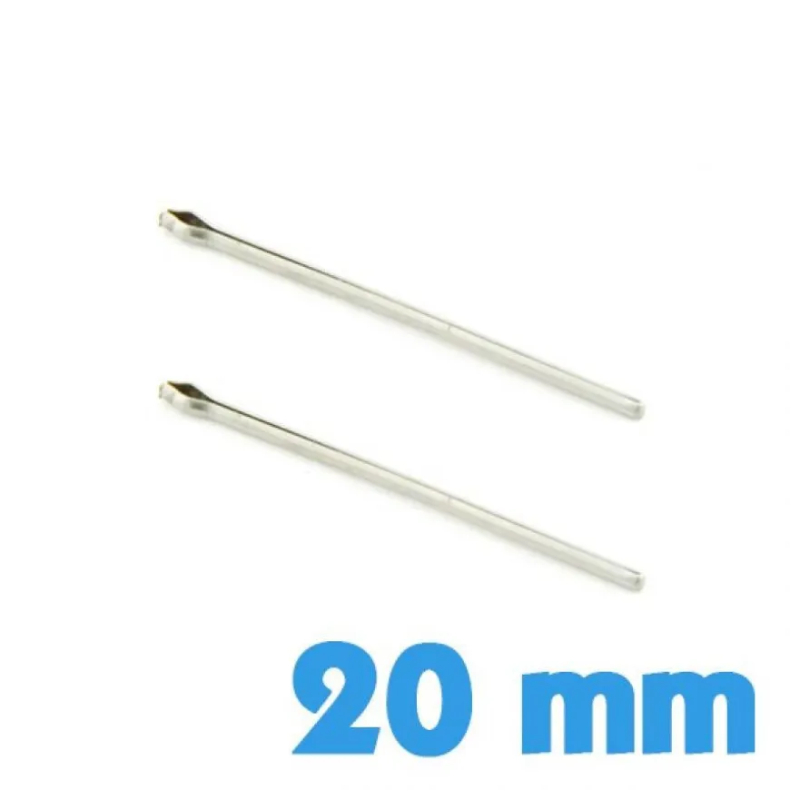 Lot de 2 goupilles 2 cm pas cher pour montre metal