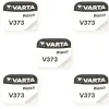 Lot de 5 Piles de montre 1,55 V alcaline 373 Varta