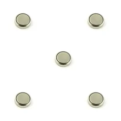 Lot de 5 Piles montre AG7 1,5 V alcaline