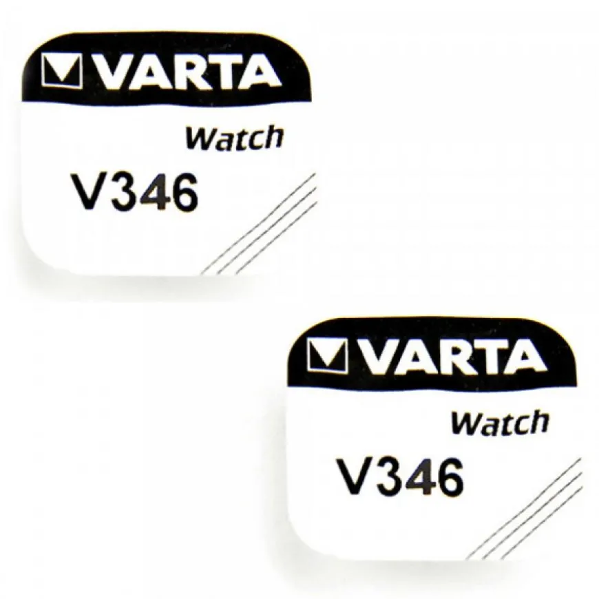 Lot 2 Piles de Montre Varta 346 - 1,55 V