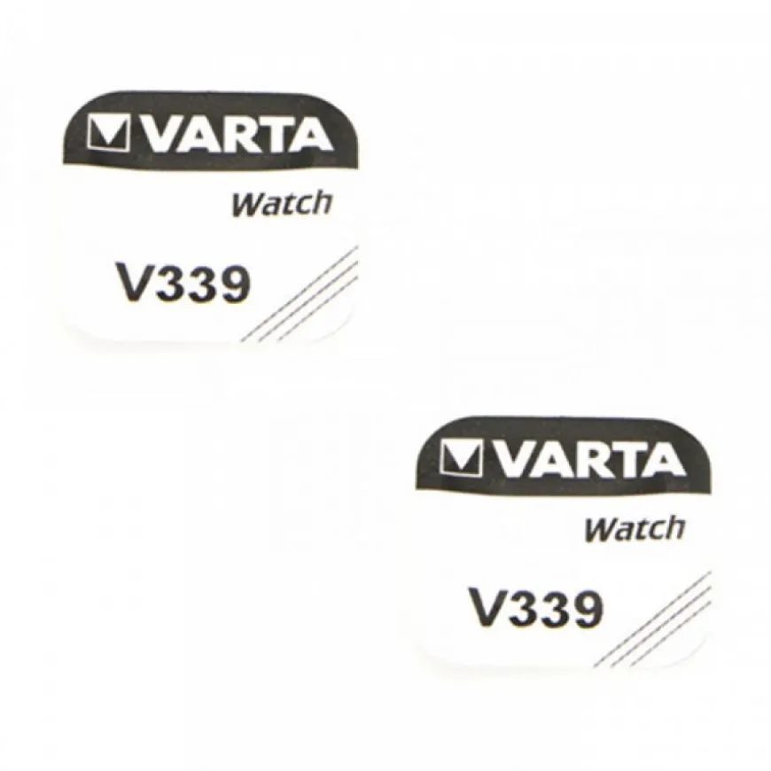Lot 2 Piles de Montre Varta 339 - 1.55 V