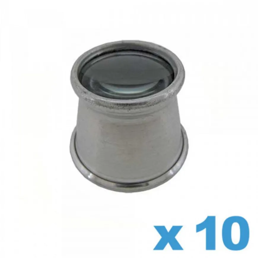 Loupe d'Horloger 6,5x Aluminium
