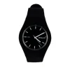 Montre aiguilles blanches silicone pas chère marque Willis