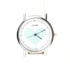 Montre amour coeur cuir blanc