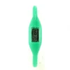 Montre anion vert pas chère silicone avec date