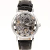 Montre automatique homme cuir noir squelette