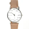 Montre beige femme et homme