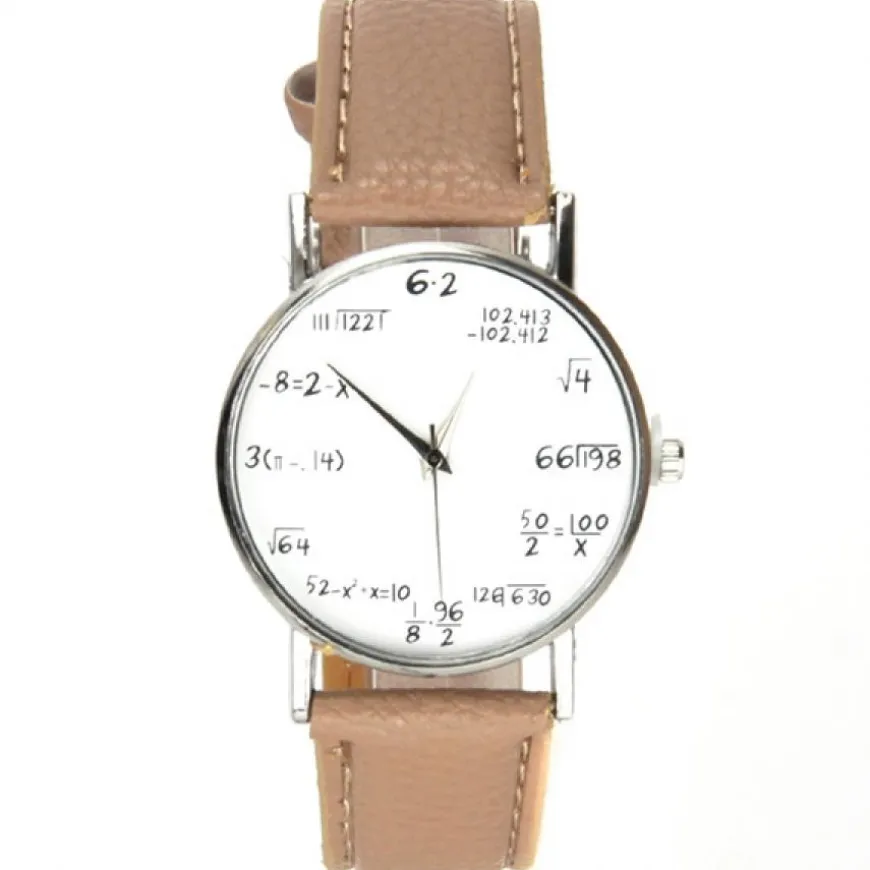 Montre beige femme et homme