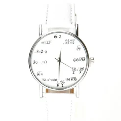 Montre blanche homme et femme pas cher