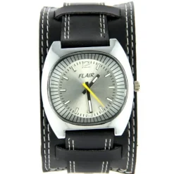 Montre bracelet de force Flair unisexe noir