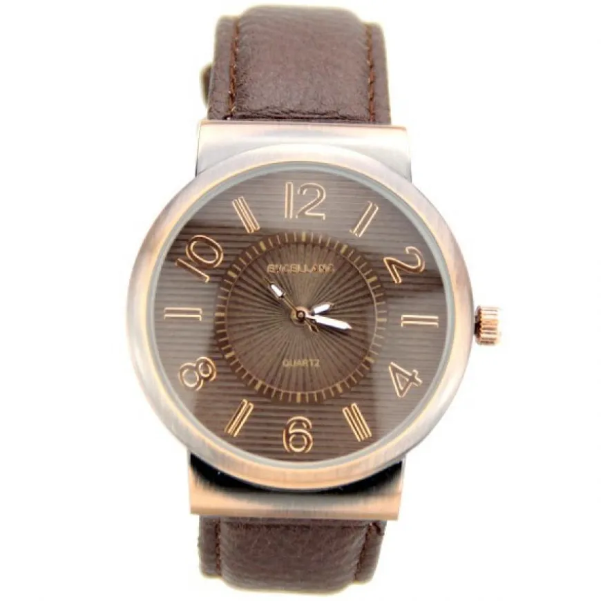 Montre classe homme chocolat marque Excellanc