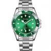 Montre de luxe cadran vert homme